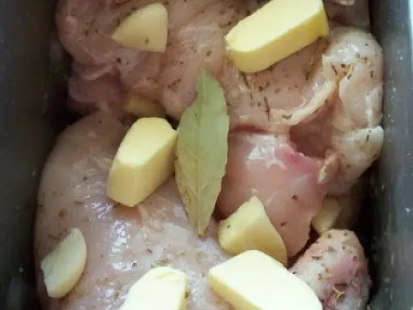 Pollo en su jugo con limon en panificadora - foto 3
