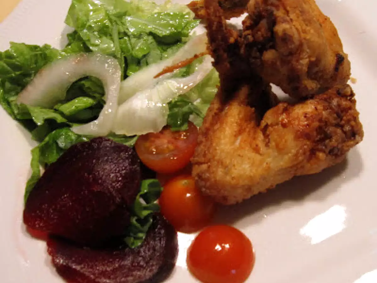 Pollo estilo Kentucky Fried Chicken