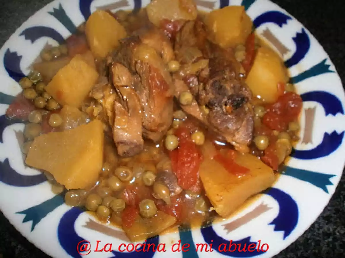 Pollo guisado