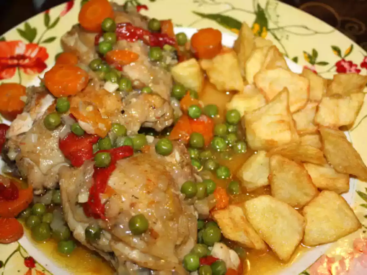 Pollo guisado
