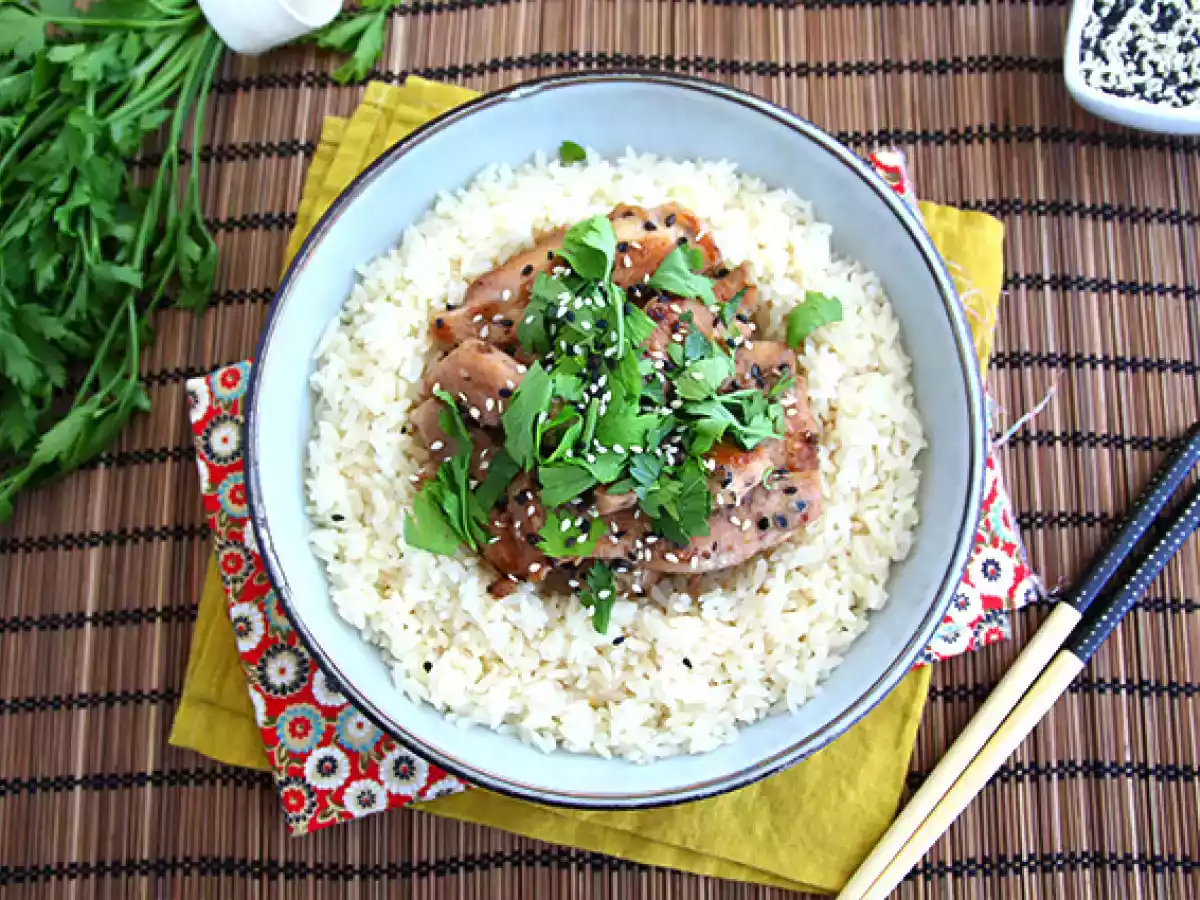 Pollo marinado con soja y miel - foto 3