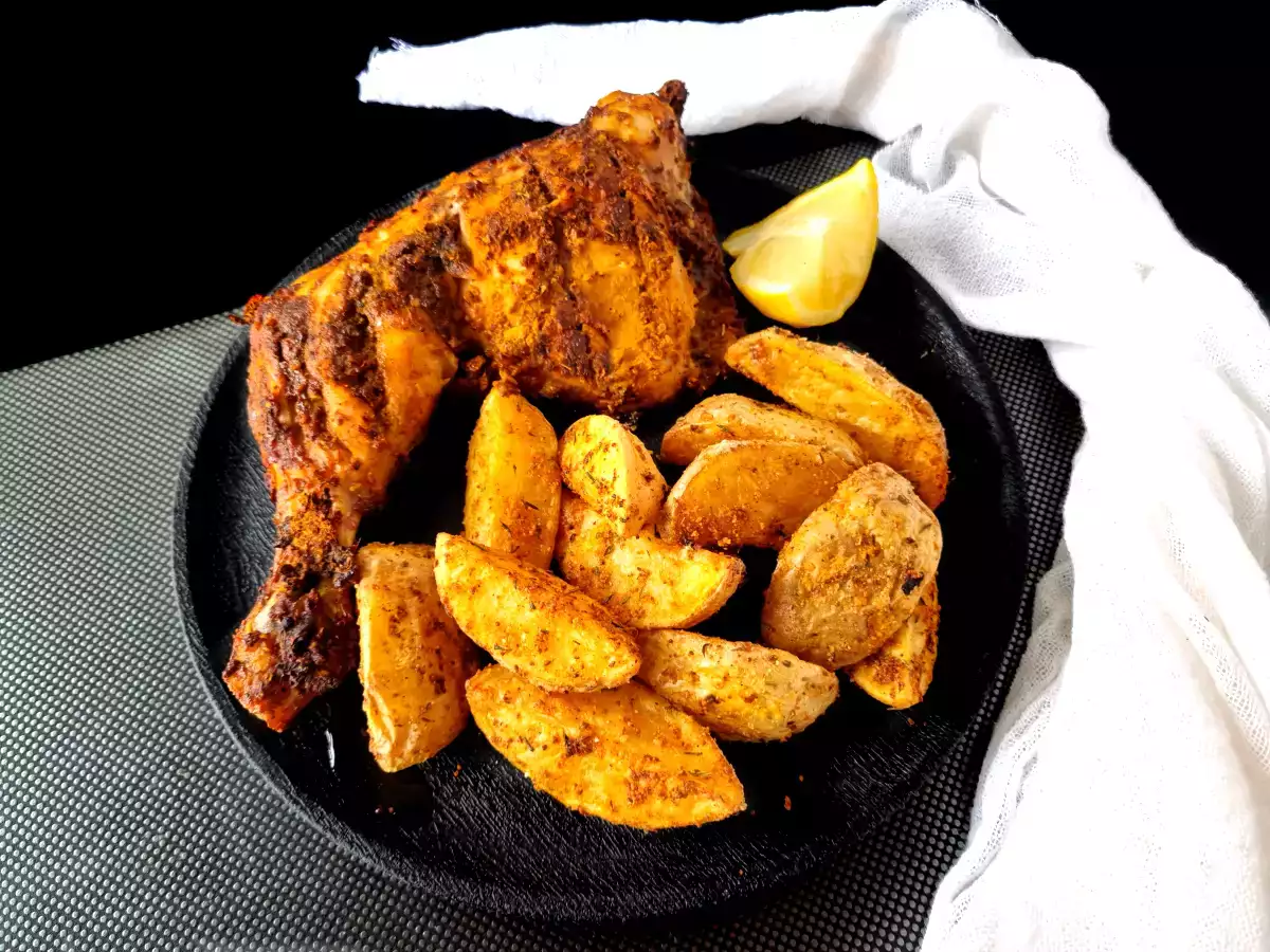 Pollo masala bajo en calorías en freidora de aire - foto 2