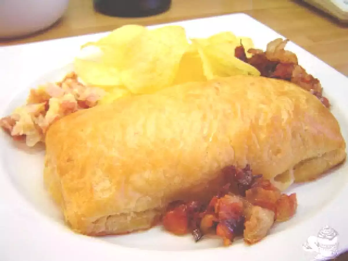 Pollo relleno en hojaldre - foto 2