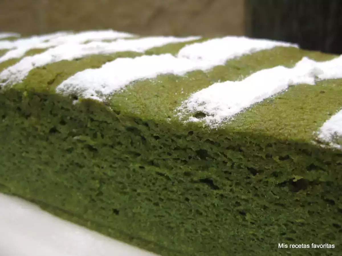 Ponqué de té matcha y judías rojas - foto 2