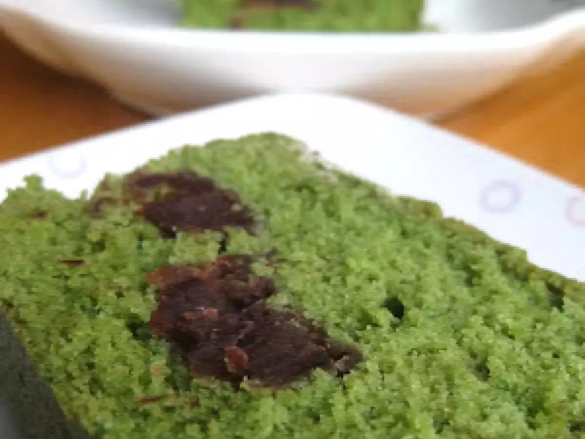 Ponqué de té matcha y judías rojas - foto 4