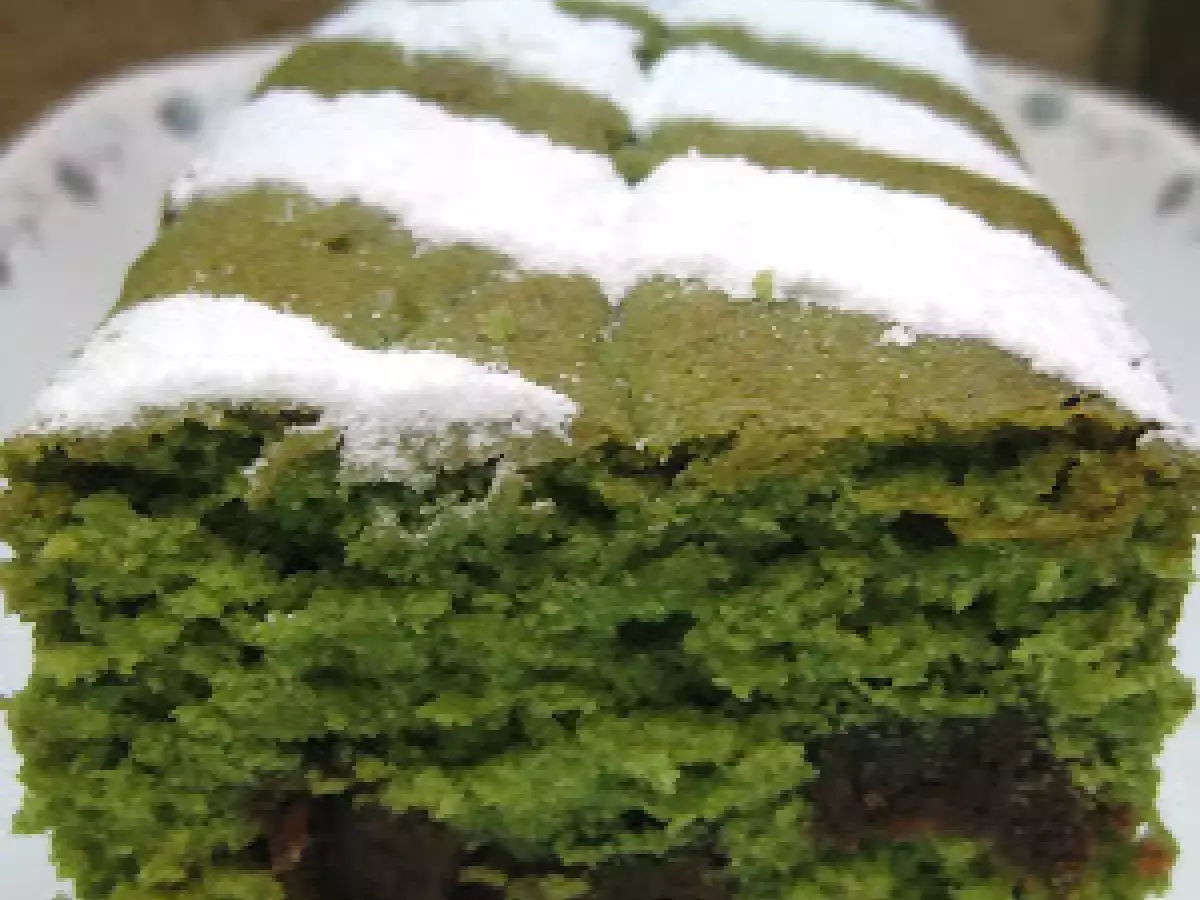 Ponqué de té matcha y judías rojas - foto 5