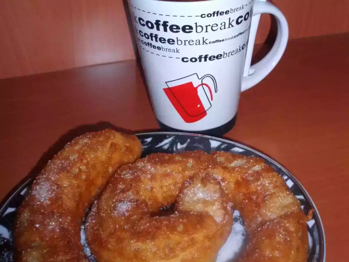 Porras con chocolate