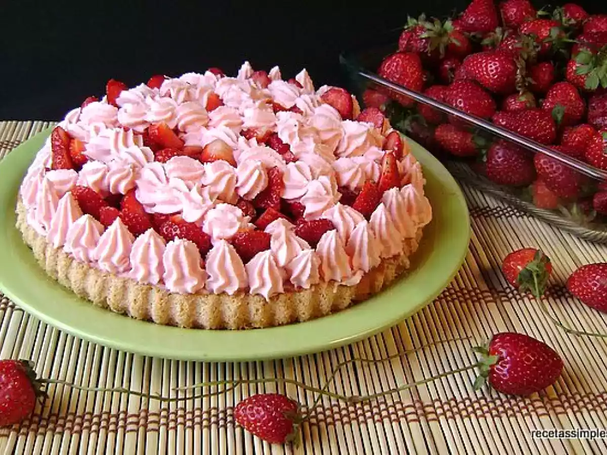 Postre de frutillas súper rapido