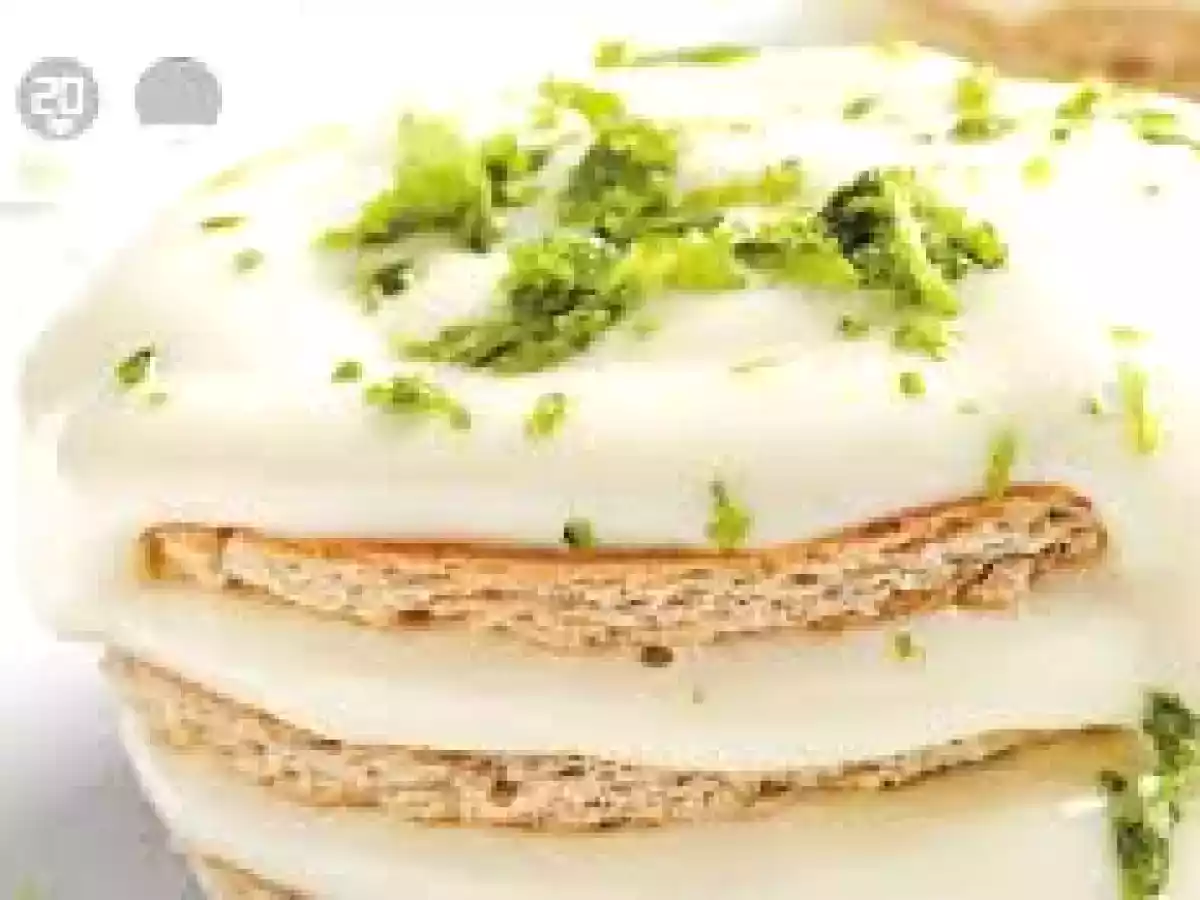 Postre de limon con galleta ducal (galleta dulce)