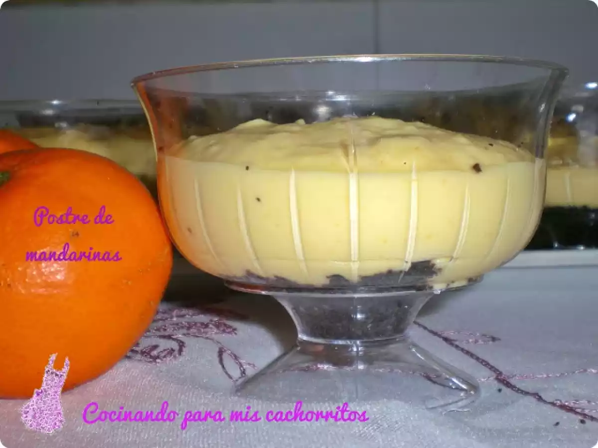 Postre de mandarinas