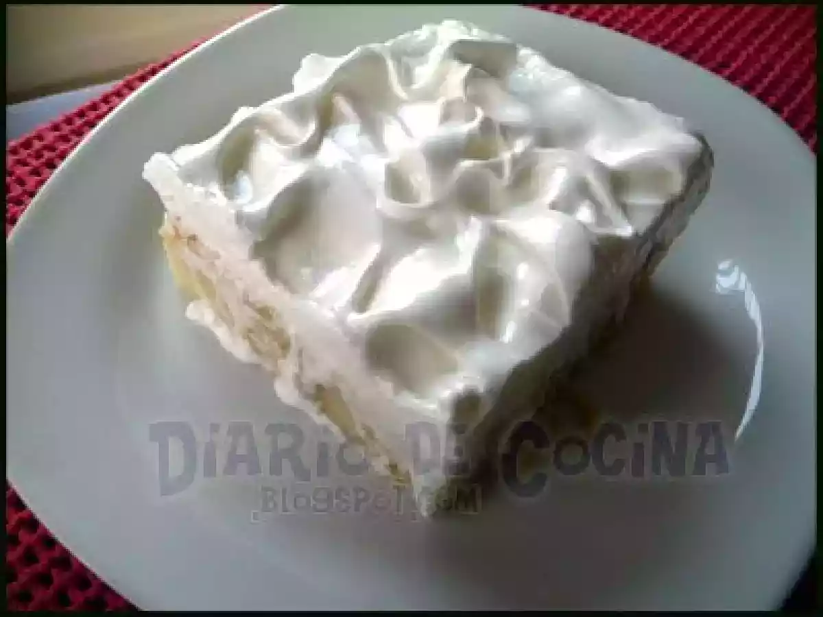 Postre de manzana y sémola