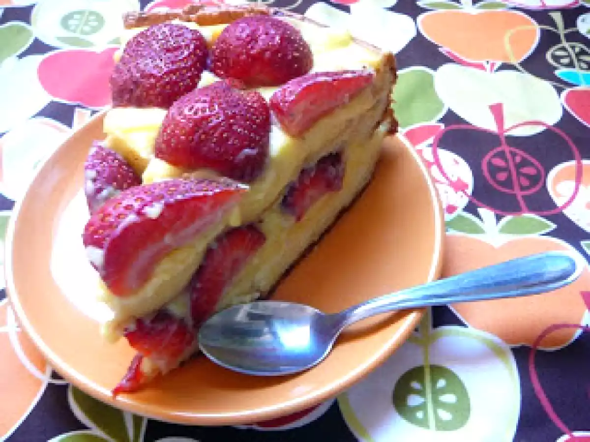 Postre espectacular de frutillas para Silvia