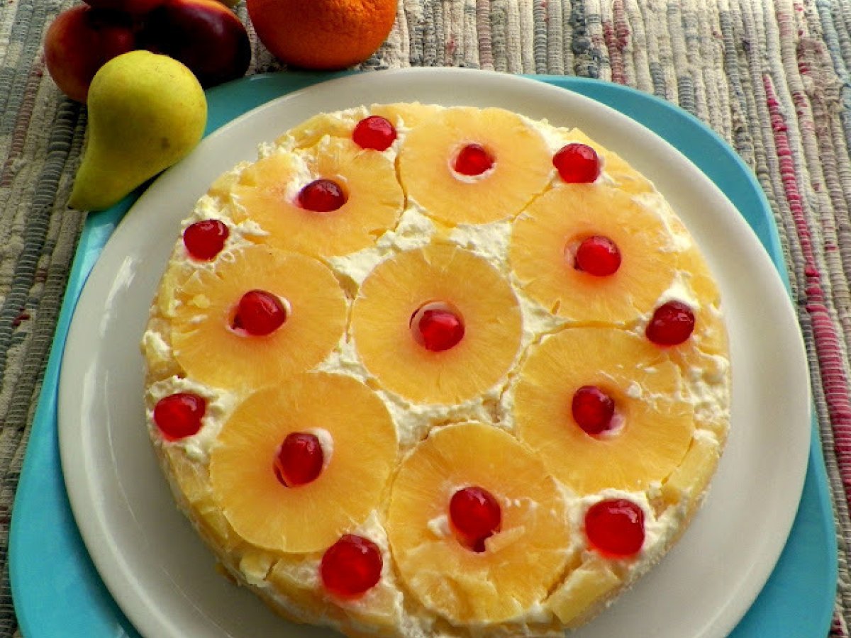 Postre frío de piña. - Receta Petitchef