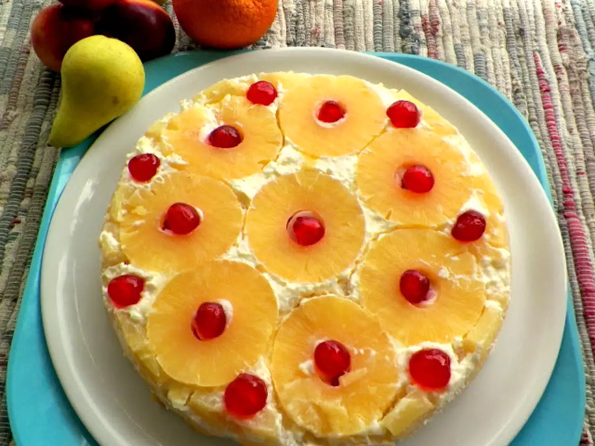 Postre frío de piña. - foto 2