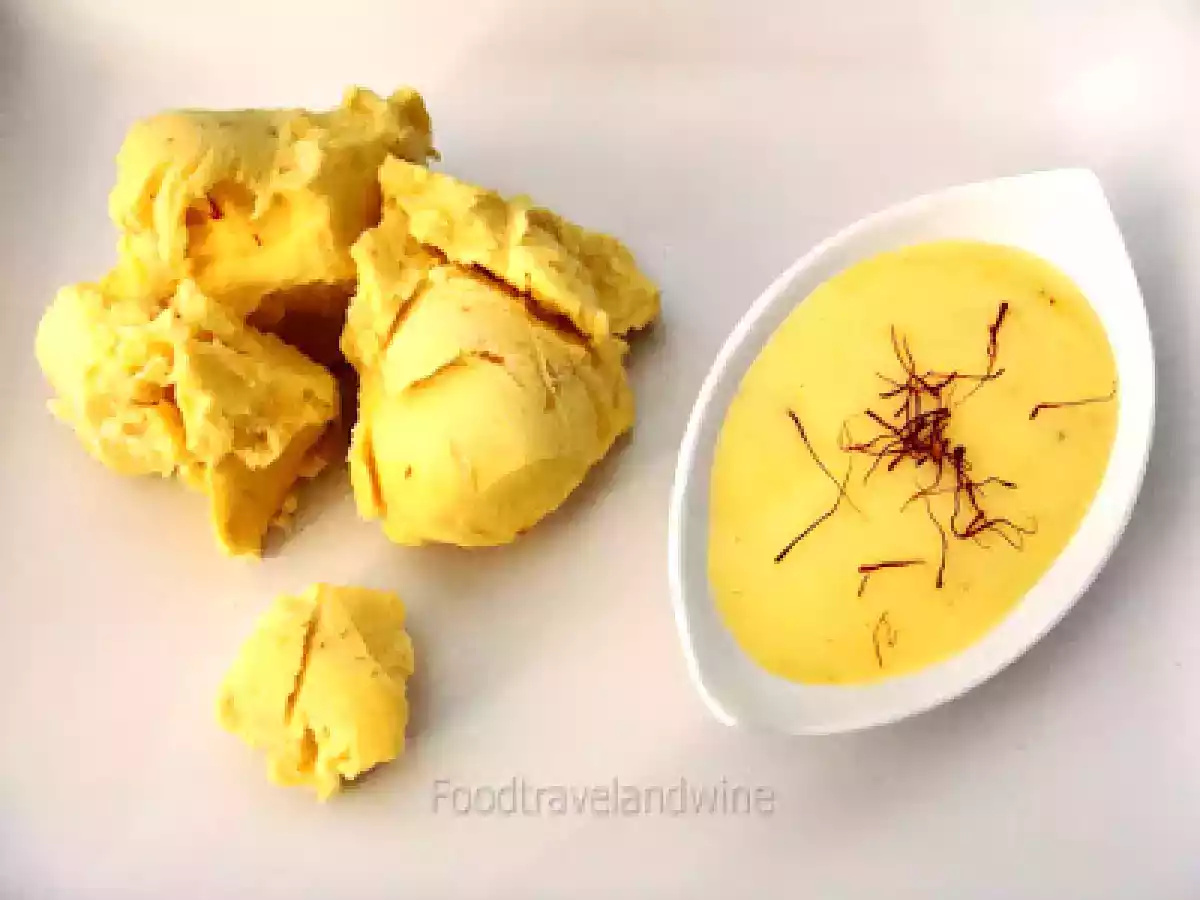 Postre helado de Azafran, Almendras y Aceite de Oliva..... - foto 3