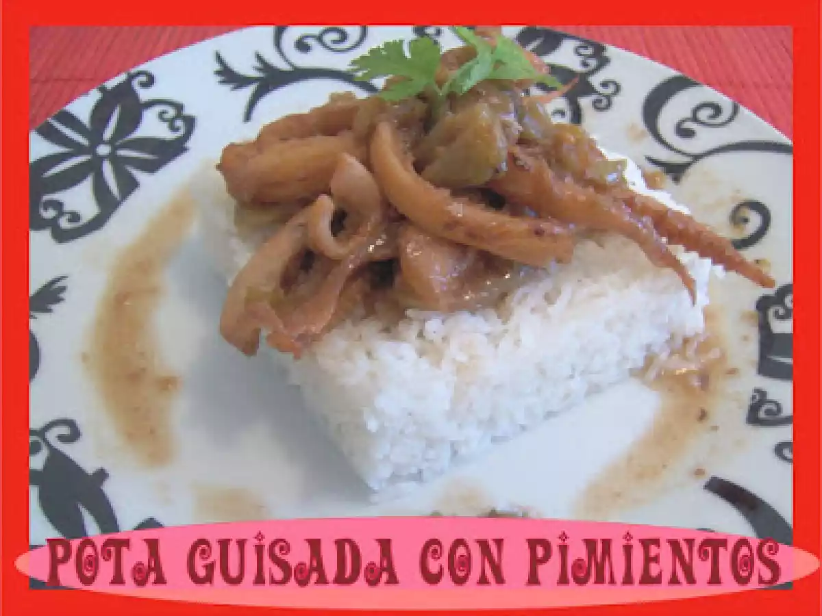 POTA GUISADA CON PIMIENTOS