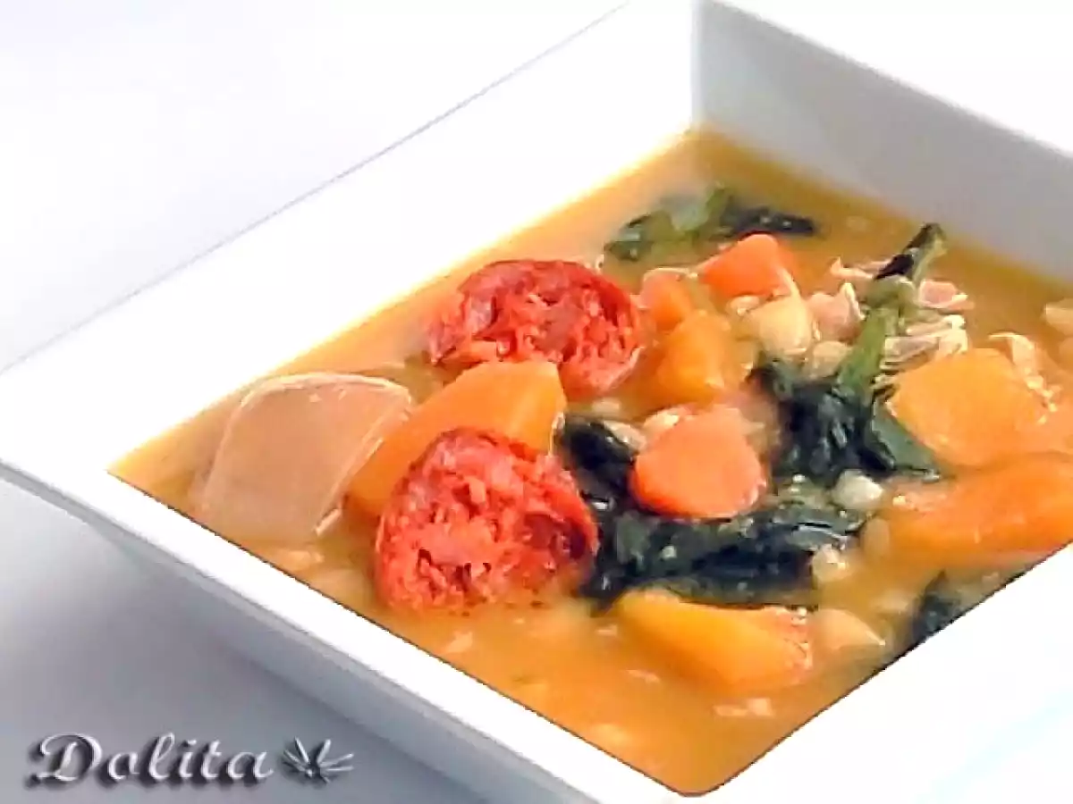 Potaje de alubias con calabaza - foto 2