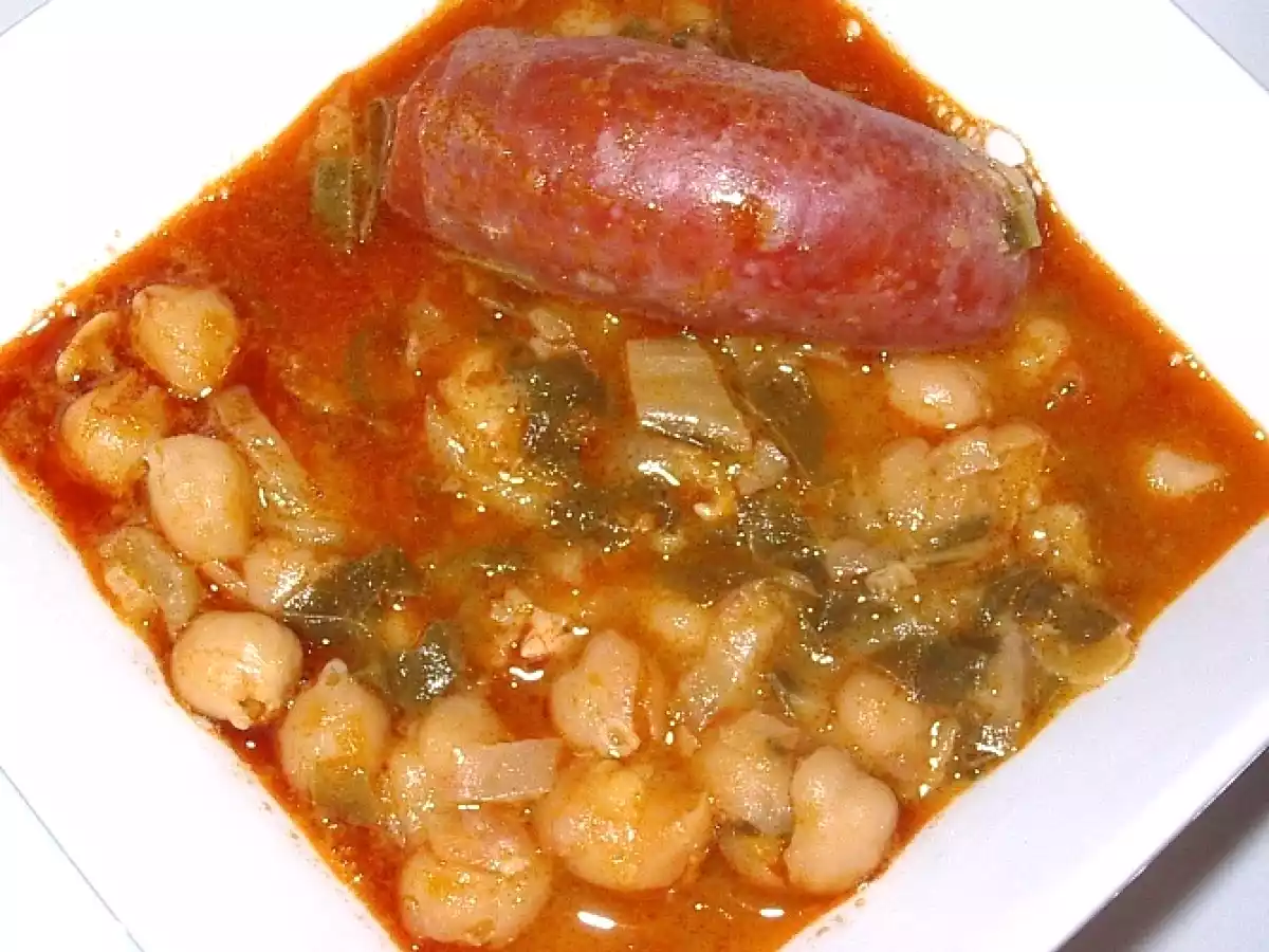 Potaje de Garbanzos con Acelgas