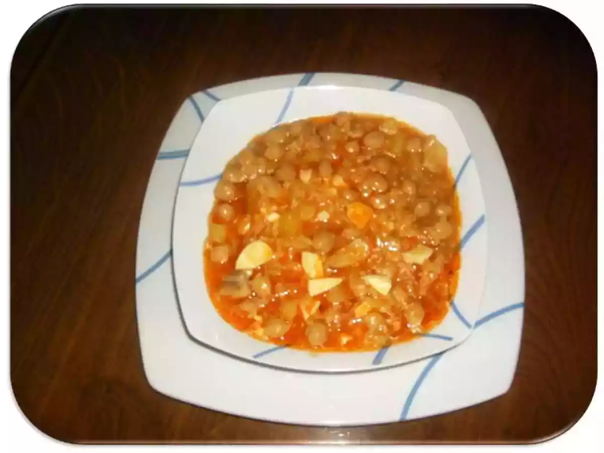POTAJE DE GARBANZOS CON ARROZ