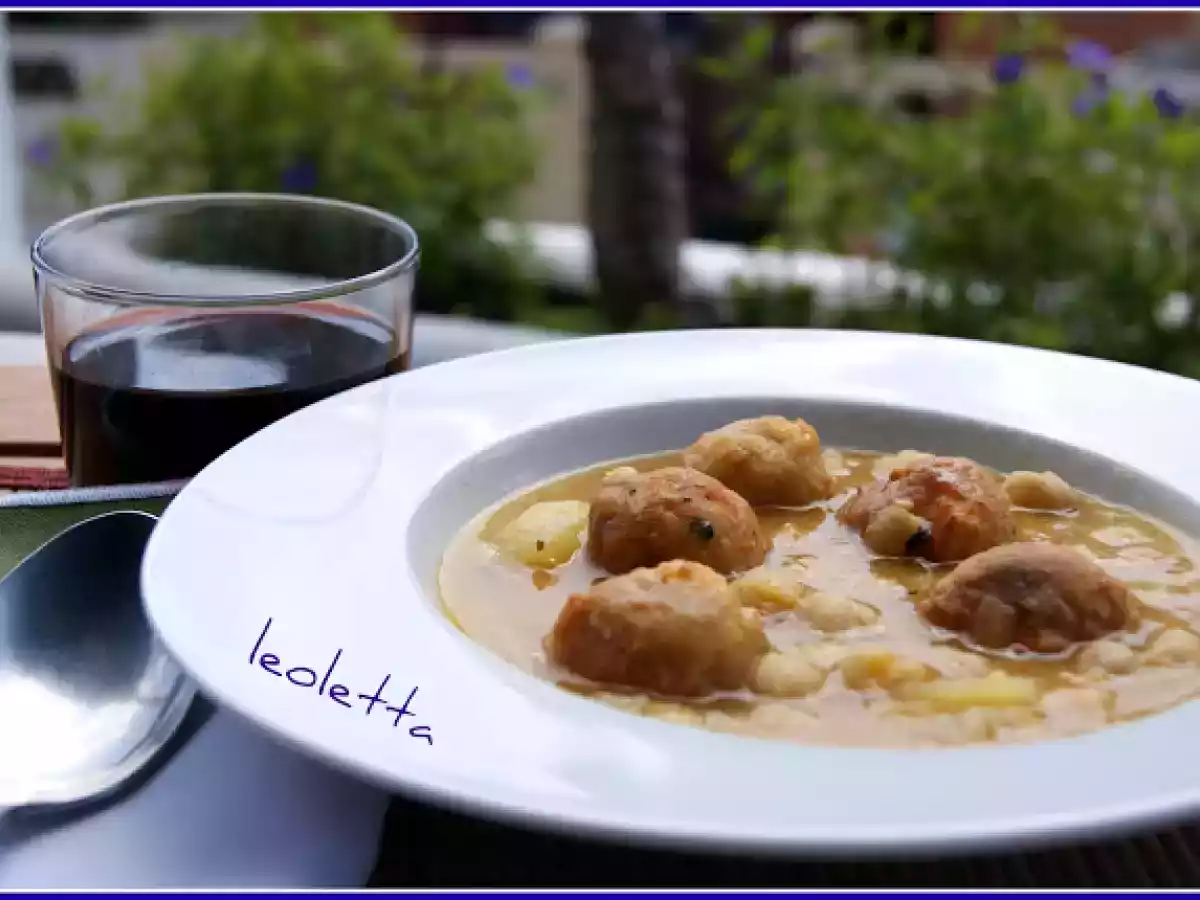 Potaje de garbanzos con panetes de bacalao - foto 3