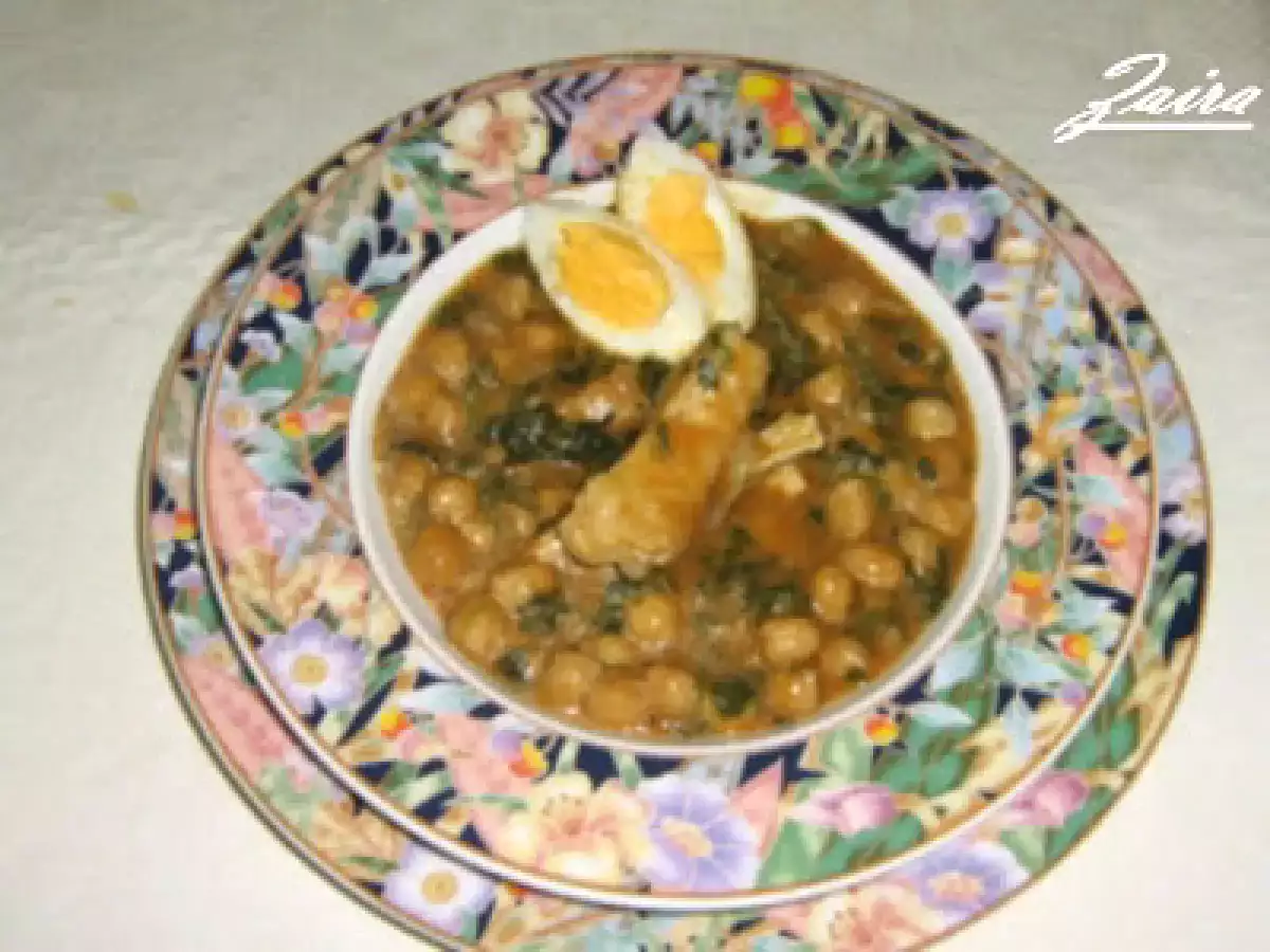 Potaje de garbanzos, espinacas y bacalao - foto 2