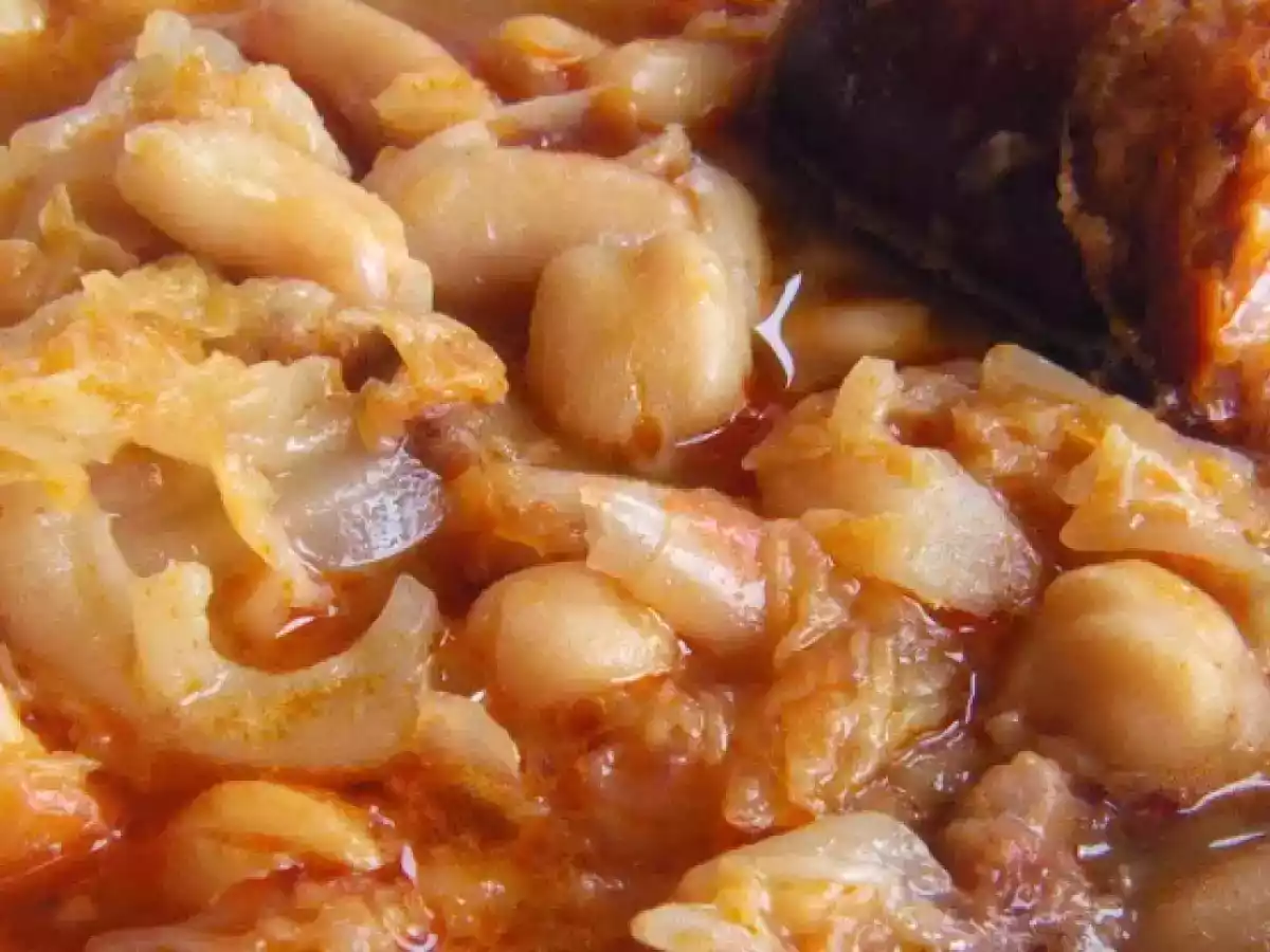 Potaje de garbanzos, judias y col - foto 2