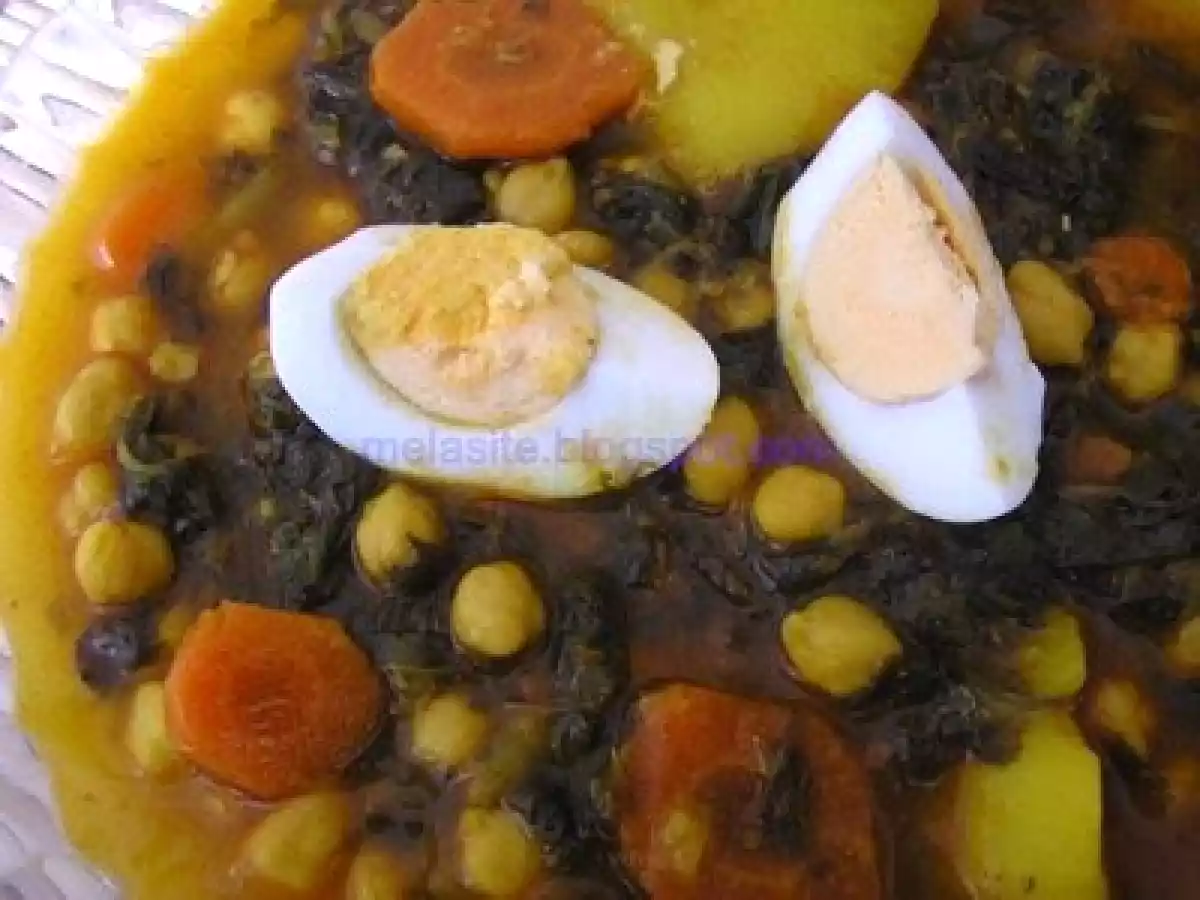 POTAJE DE GARBANZOS Y ACELGAS