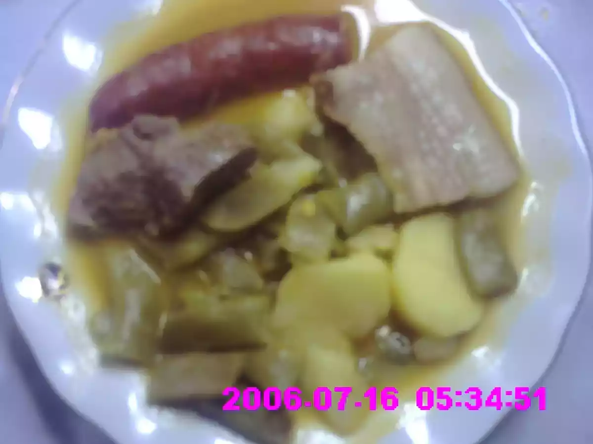 Potaje de judias verdes y patatas