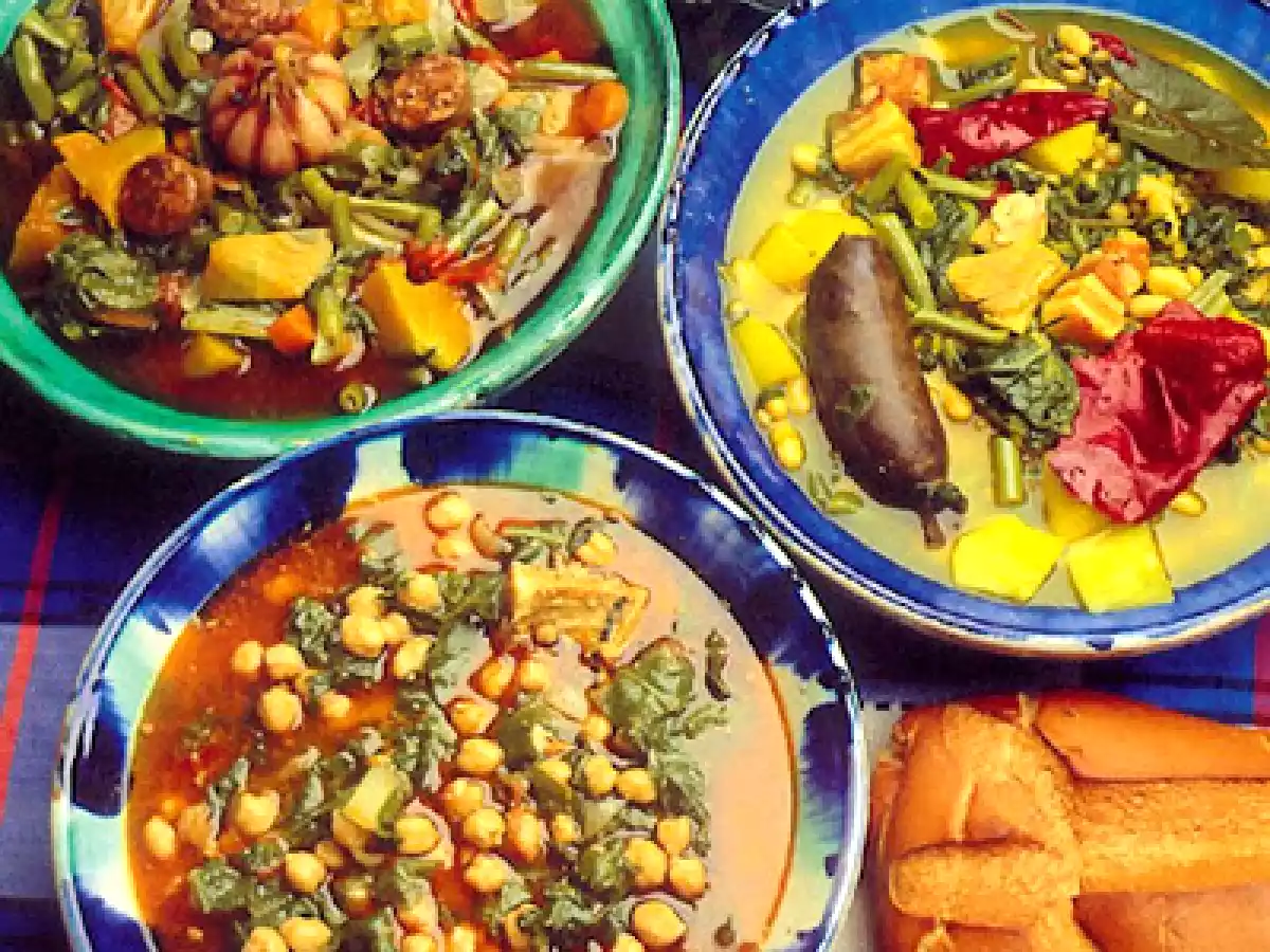 Potaje de trigo con habichuelas e hinojos