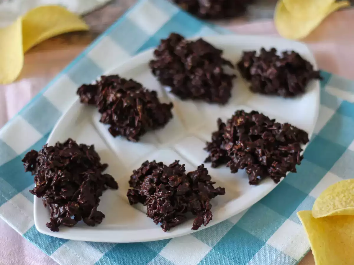 Pringles con chocolate: la receta viral convertida en rocas de chocolate - foto 2