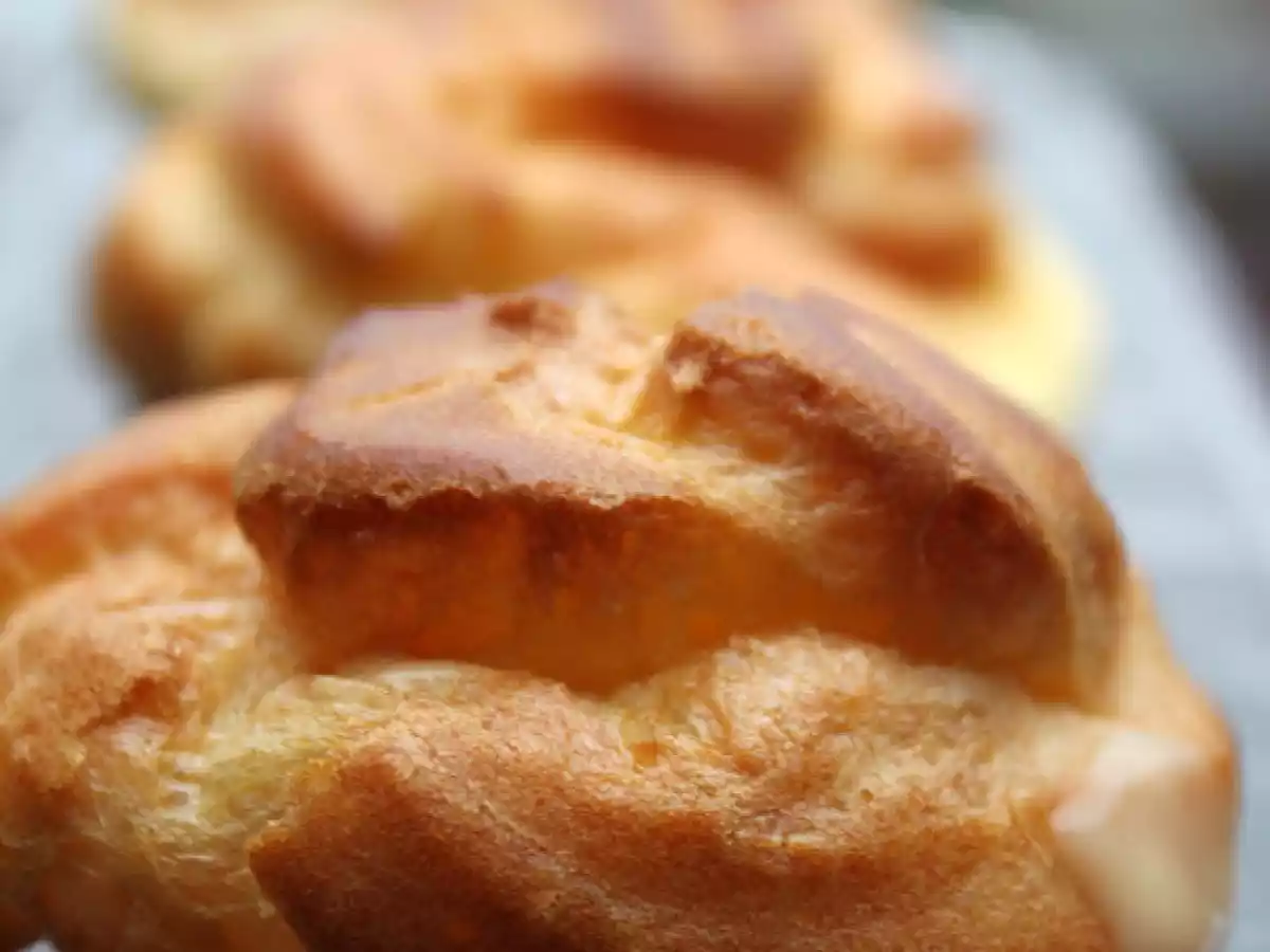 Profiteroles sin azúcar a las dos presentaciones