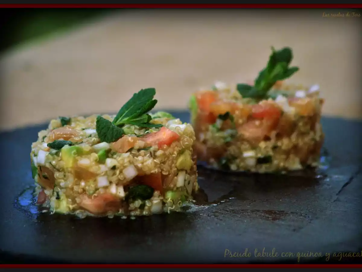 Pseudo tabule con quinoa y aguacate - foto 3