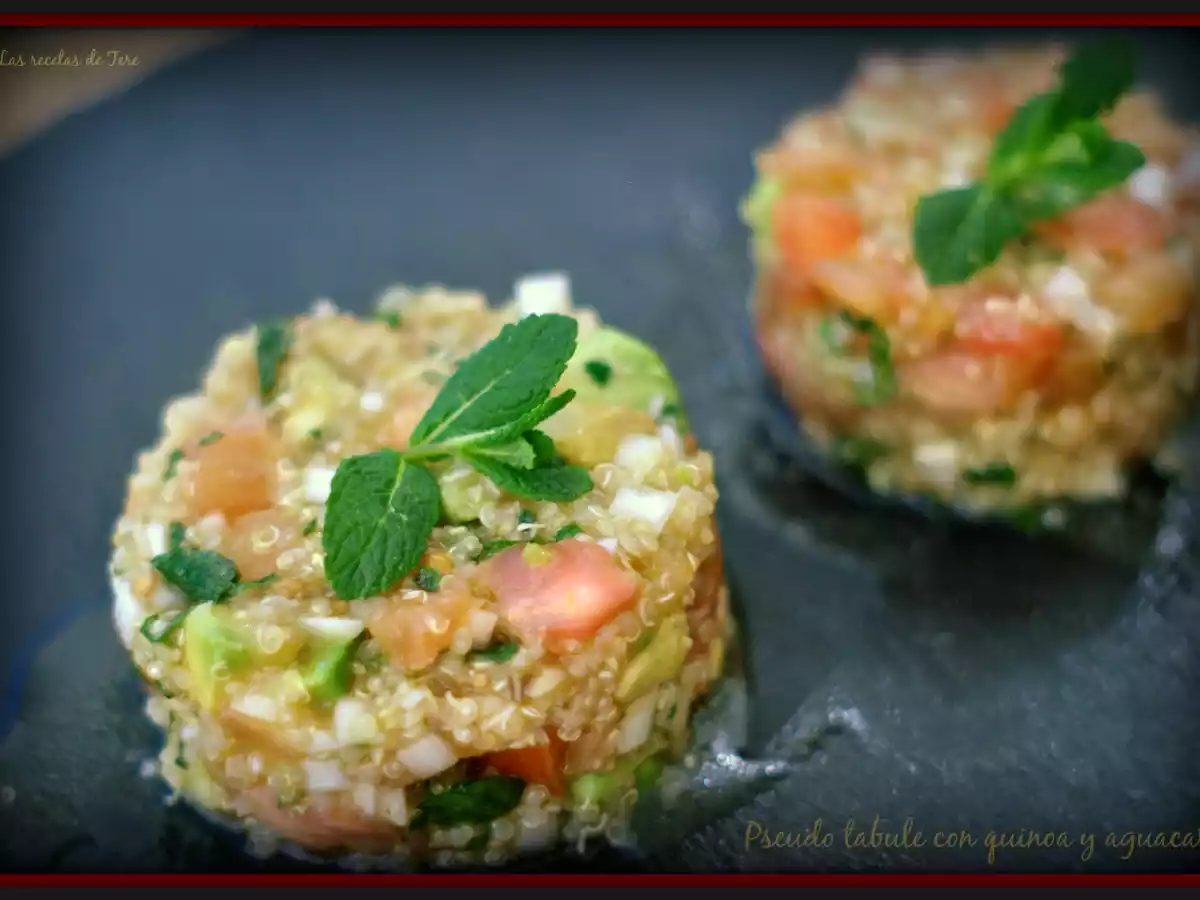 Pseudo tabule con quinoa y aguacate - foto 4