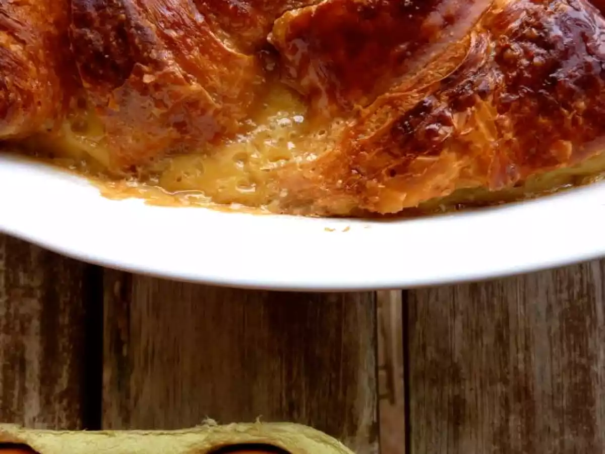 Pudding de croissant y caramelo - foto 3