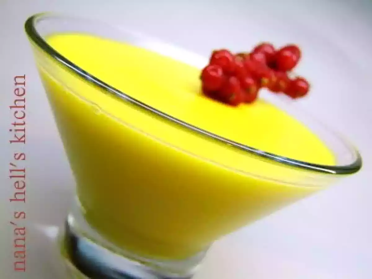 Pudding de mango