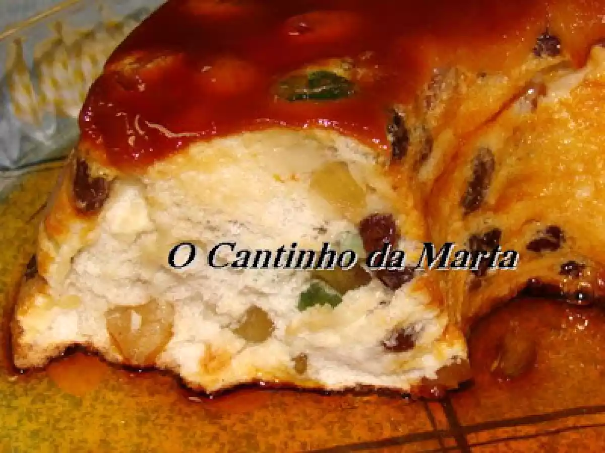 Pudim de Claras com Fruta Cristalizada - foto 2