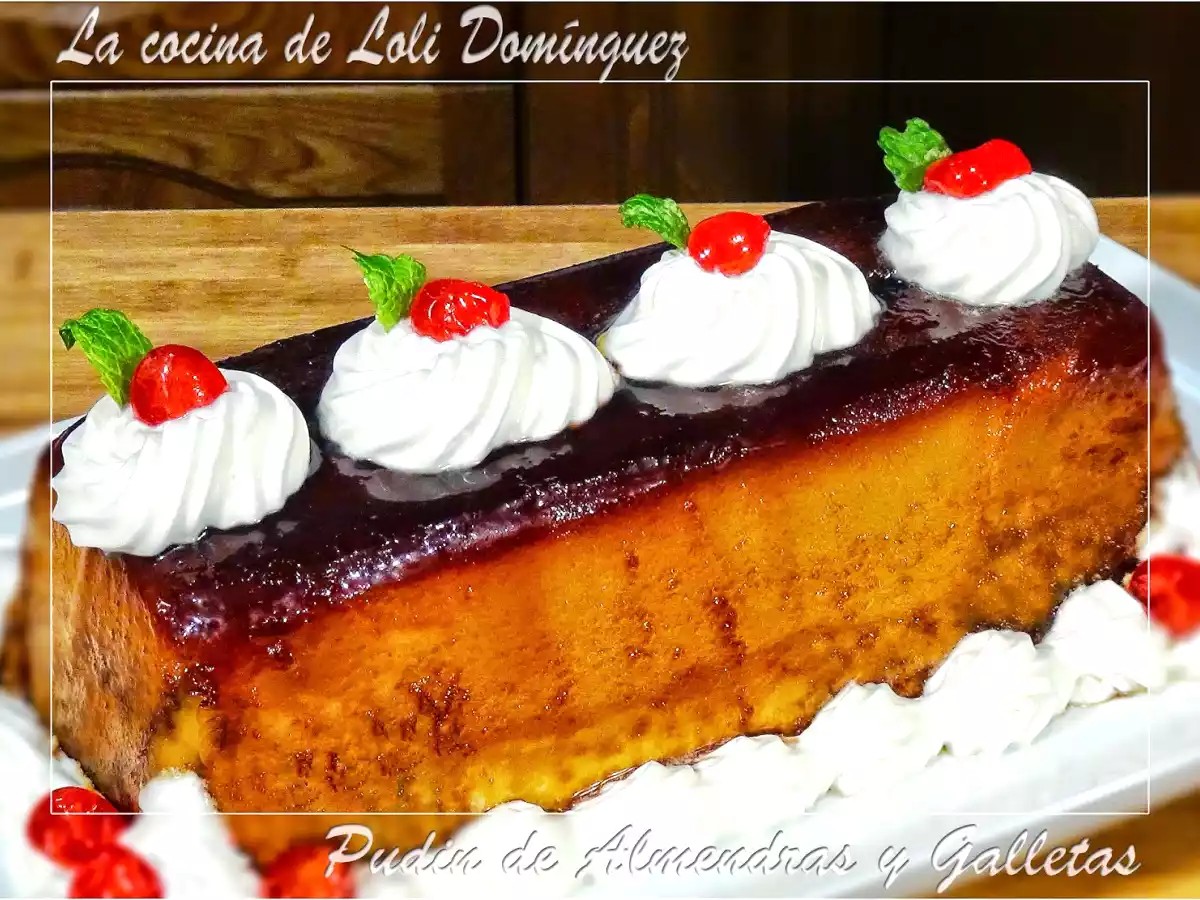 Pudin de Almendras y Galletas