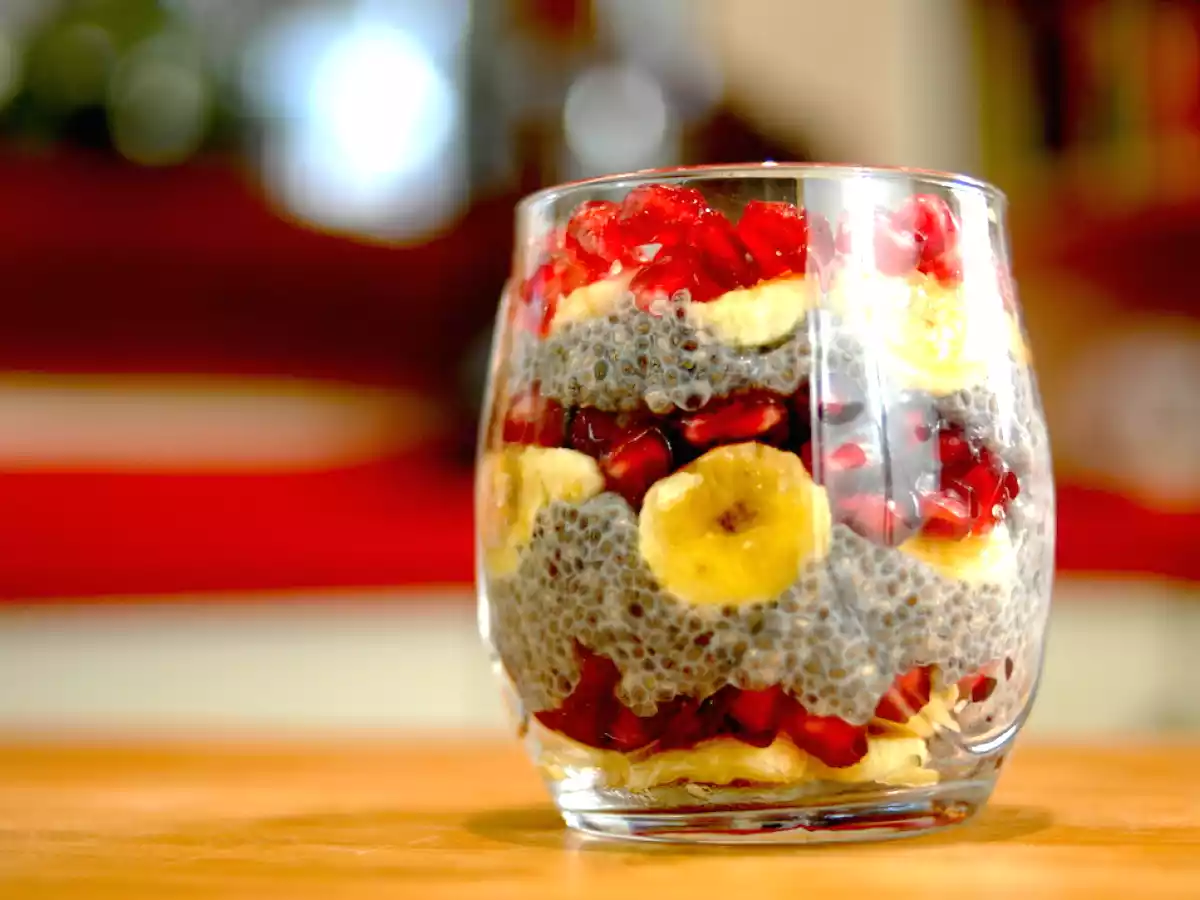 Pudin de chía y frutas, FitKen