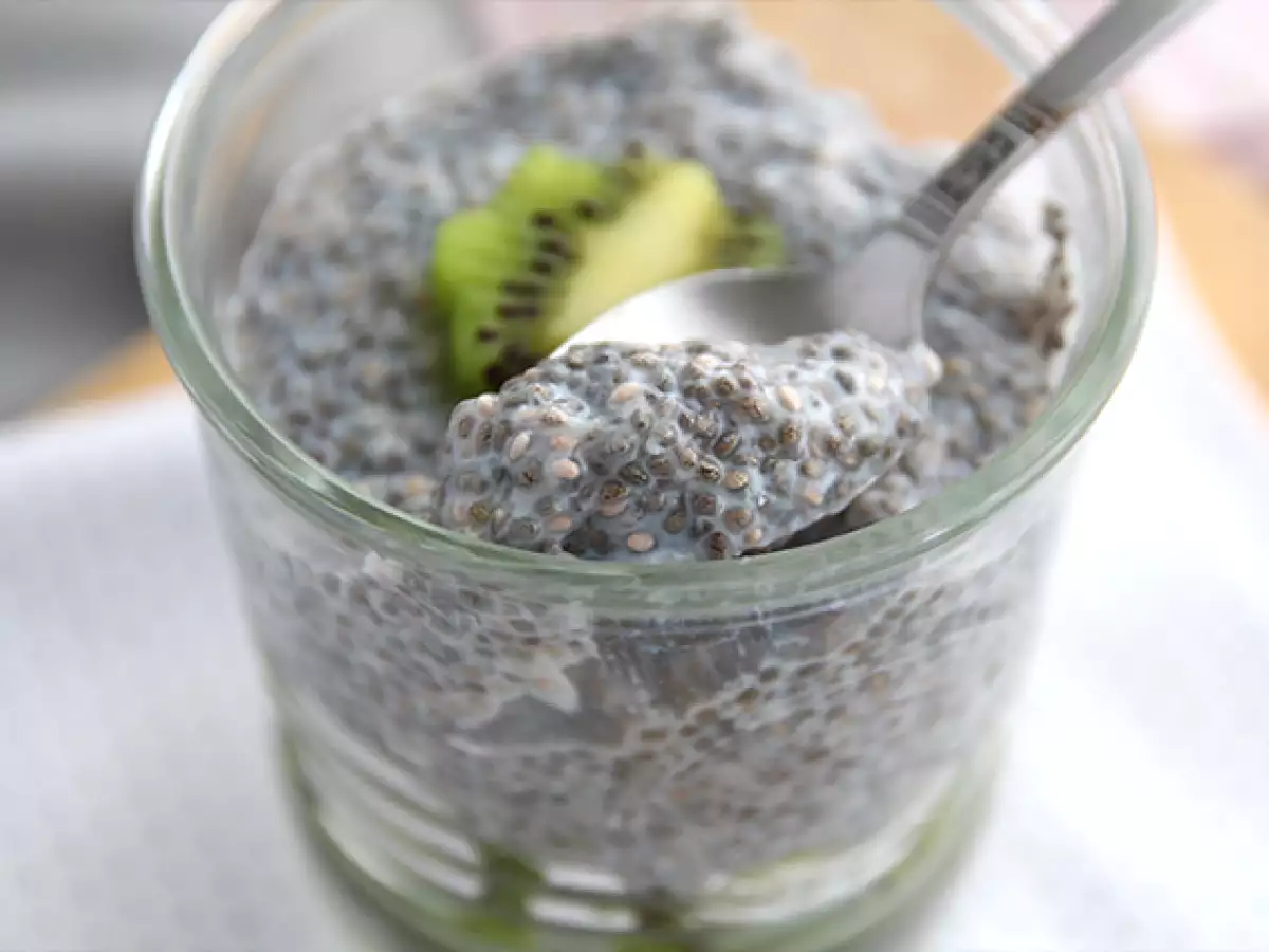 Pudin de chia y kiwi - foto 2