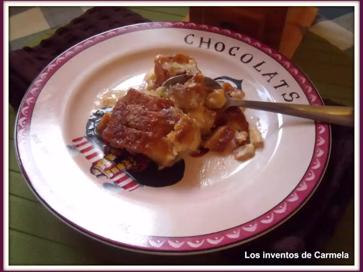 Pudin de croissants de chocolate - foto 2