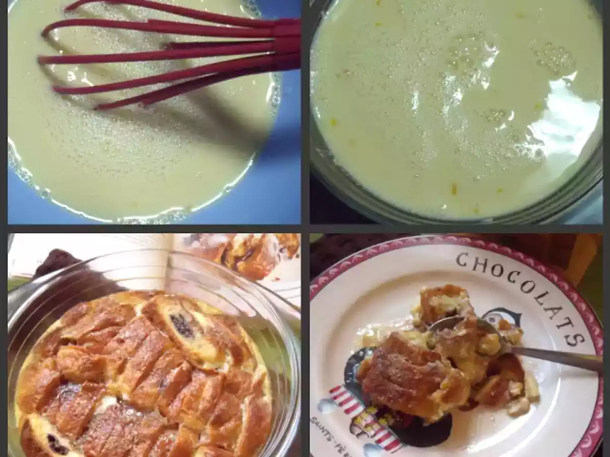 Pudin de croissants de chocolate - foto 4