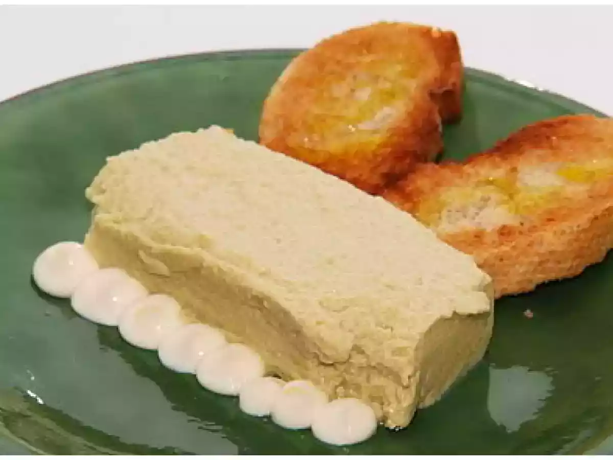 Pudin de espárragos verdes