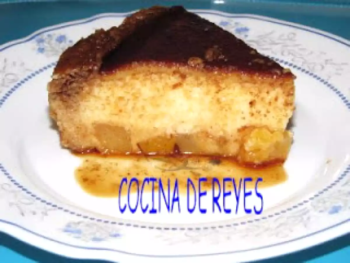 PUDIN DE FRUTAS CON FLAN