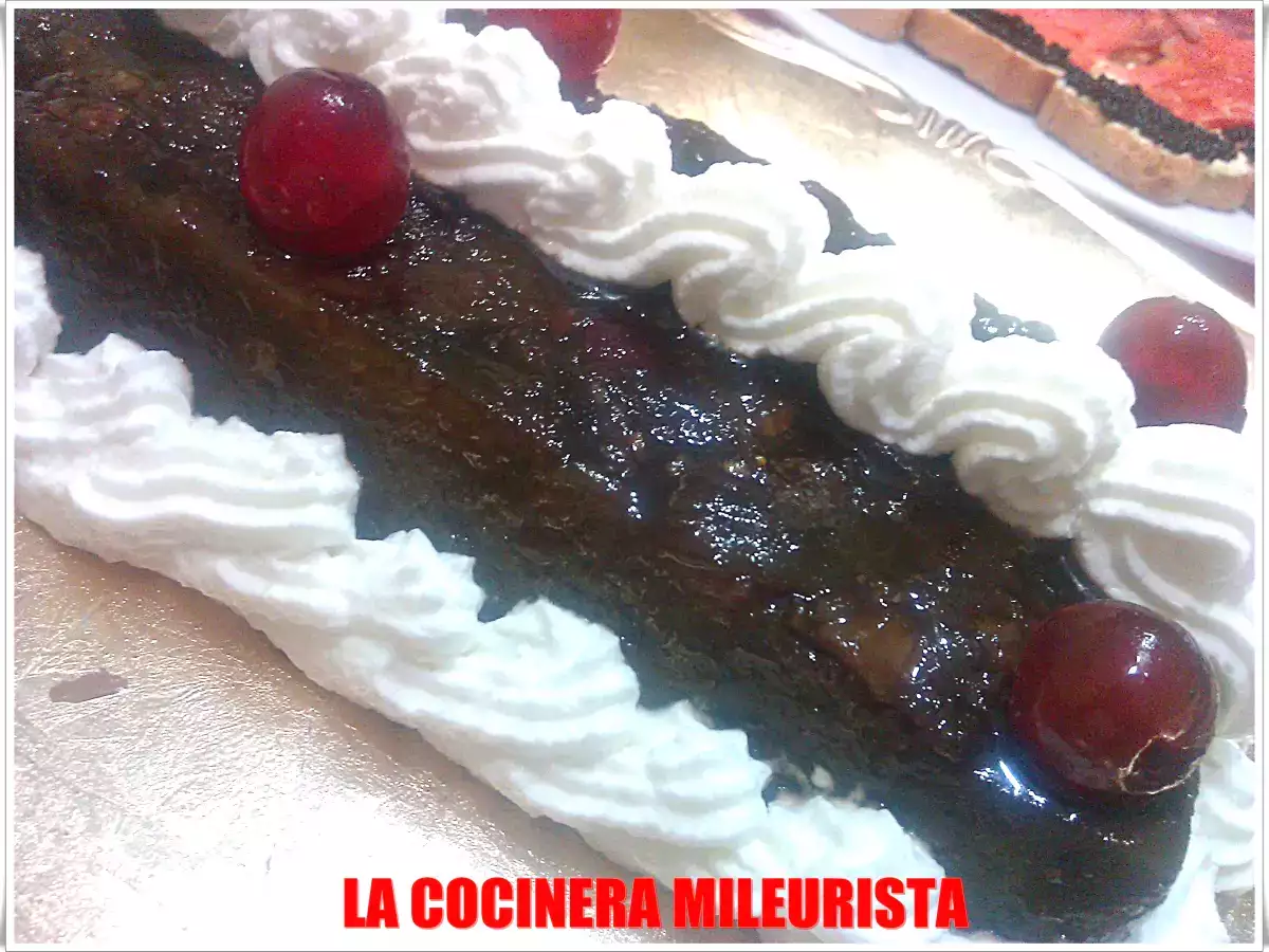 Pudin de Higos, Almendras y Frutas Escarchadas(Fin de Año)Recetas de aprovechamiento