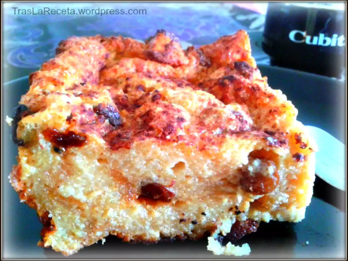 Pudin de pan con pasas y vino dulce - foto 2