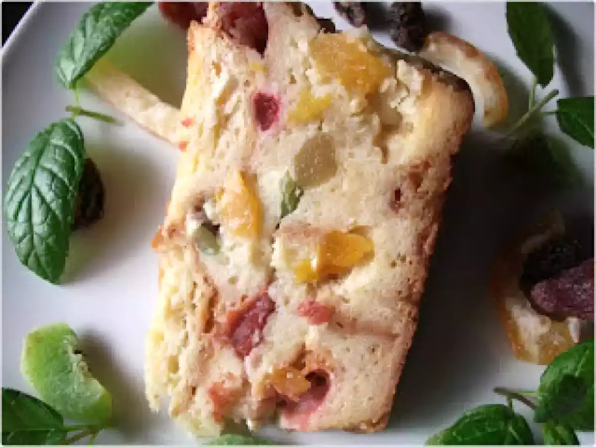 Pudin diplomático de frutas