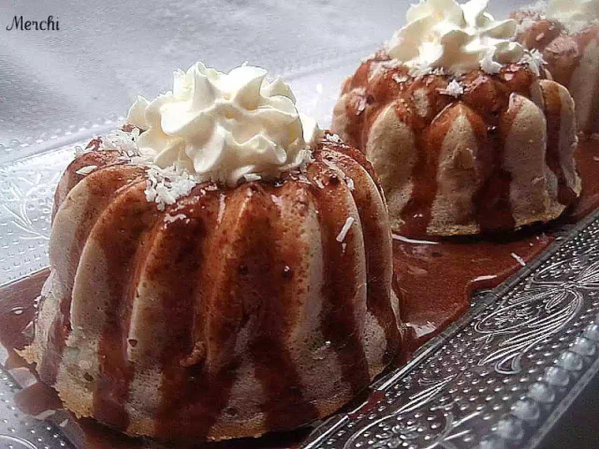 Puding de castañas con Baileys y salsa ligera de chocolate - foto 2