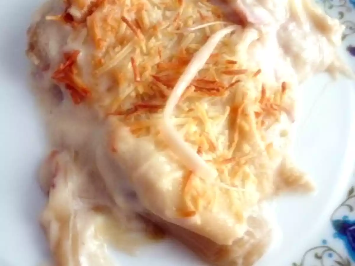 Puerros con bechamel