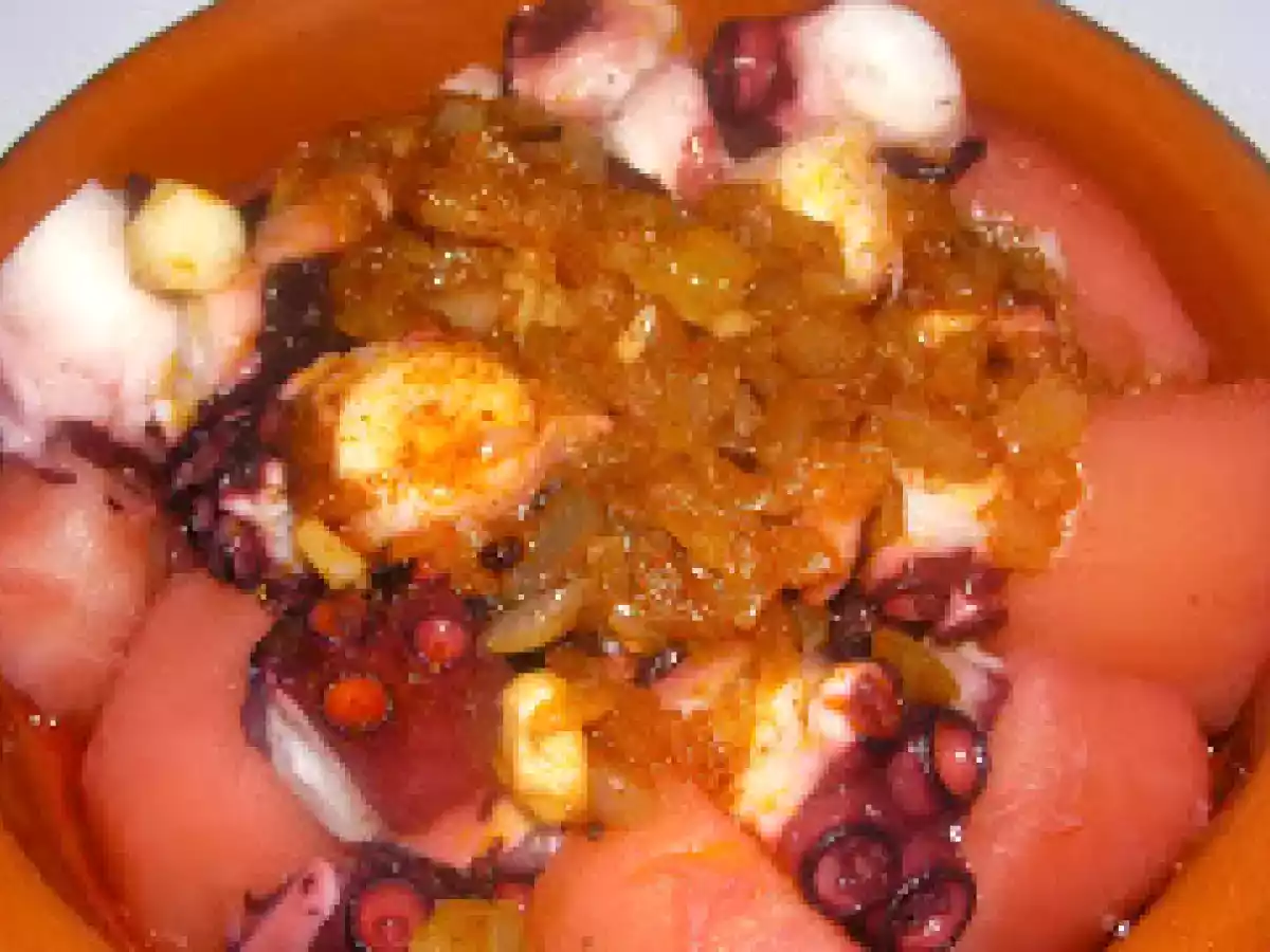 Pulpo a la cazuela