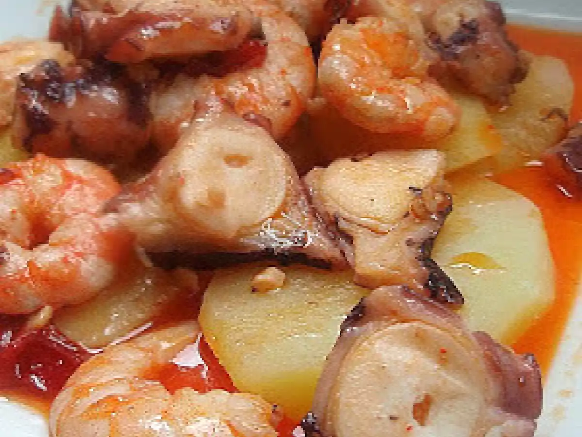 Pulpo al ajillo